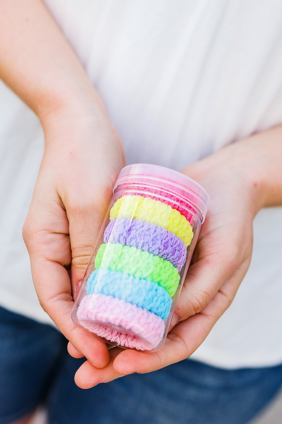 Solid Multicolor Hair Tie Set