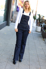 Judy Blue Dark Denim High Waist Wide Leg Overalls