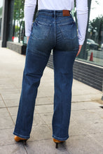 Judy Blue Dark Wash Western Seam Straight Leg Jeans