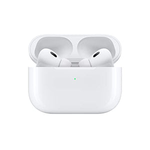 Apple AirPods Pro (2nd Gen) Wireless Earbuds, Up to 2X More Active Noise Cancelling, Adaptive Transparency, Personalized Spatial Audio MagSafe Charging Case (USB-C) Bluetooth Headphones for iPhone