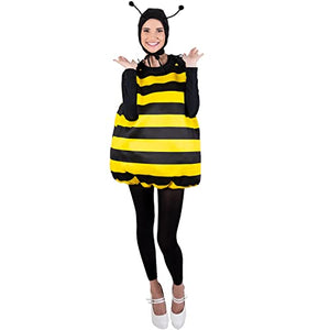 Kangaroo Bumble Bee Costume Adult with Head Piece - Halloween Costume for Women - Cute and Adjustable Halloween Costume for Girls - Fits Most Women for Theme or Costume Party (Only for Adults)