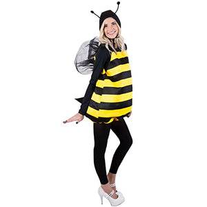 Kangaroo Bumble Bee Costume Adult with Head Piece - Halloween Costume for Women - Cute and Adjustable Halloween Costume for Girls - Fits Most Women for Theme or Costume Party (Only for Adults)