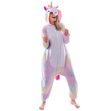 Spooktacular Creations Unicorn Onesie Costume Pajamas Adult (Large)