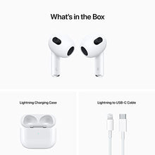 Apple AirPods (3rd Generation) Wireless Earbuds with Lightning Charging Case. Spatial Audio, Sweat and Water Resistant, Up to 30 Hours of Battery Life. Bluetooth Headphones for iPhone