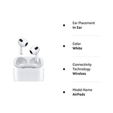 Apple AirPods with Lightning Charging Case (3rd Generation) (Renewed)