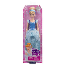 Mattel Disney Princess Dolls,Cinderella Posable Fashion Doll with Sparkling Clothing and Accessories,Disney Movie Toys