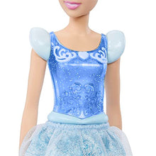 Mattel Disney Princess Dolls,Cinderella Posable Fashion Doll with Sparkling Clothing and Accessories,Disney Movie Toys