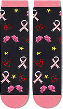 HAPPYPOP Breast Cancer Socks For Women Breast Cancer Awareness Socks Inspirational Socks Survivor Socks, Inspirational Gifts Breast Cancer Gifts Chemo Gifts