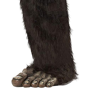 Adult Big Foot Costume Standard Brown