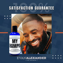 Evan Alexander Grooming MY Shampoo - Supports Hair Growth and Nourishes the Scalp with Peppermint Oil, Tea Tree Oil, Organic Aloe Vera - Vegan - 8 oz - Great Scent