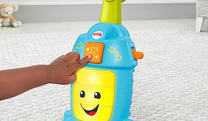 Fisher-Price Laugh & Learn Toddler Toy Light-Up Learning Vacuum Musical Push Along For Pretend Play Ages 1+ Years