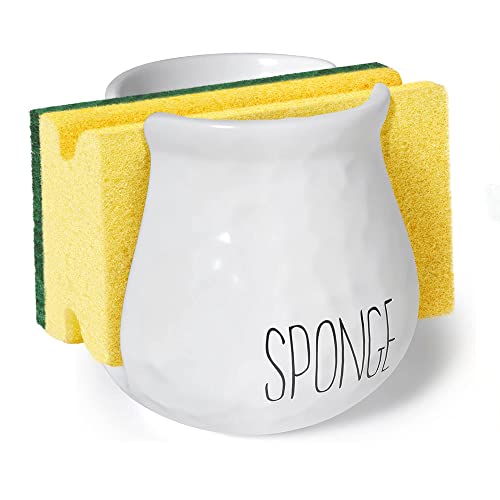White Kitchen Sponge Holder