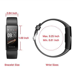 V100S Fitness Tracker with Body Temperature Heart Rate Blood Pressure Sleep Health Monitor, Activity Tracker, Step Calorie Counter Pedometer Watch for Men Women Teens (Red)