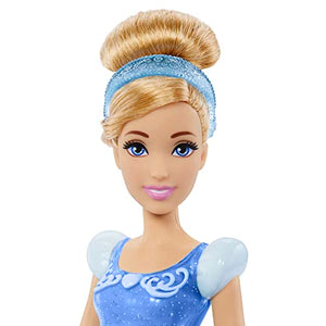 Mattel Disney Princess Dolls,Cinderella Posable Fashion Doll with Sparkling Clothing and Accessories,Disney Movie Toys