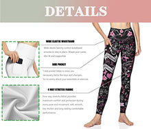 INZVKJLU Breast Cancer Yoga Pants High Waisted Leggings with Pocket Seamless Workout Pants