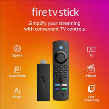 Amazon Fire TV Stick with Alexa Voice Remote (includes TV controls), free & live TV without cable or satellite, HD streaming device