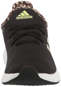 adidas Women's Cloudfoam Pure Sportswear Sneaker, Core Black/Core Black/Pulse Lime, 5