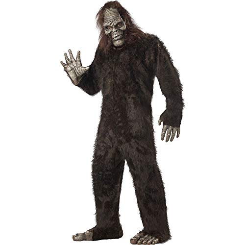 Adult Big Foot Costume Standard Brown