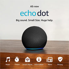 Echo Dot (5th Gen, 2022 release) | With bigger vibrant sound, helpful routines and Alexa | Charcoal