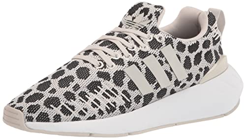 adidas Originals Women's Swift Run 22 Sneaker, Talc/Black/White, 8.5