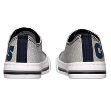 FOCO Dallas Cowboys NFL Womens Glitter Low Top Canvas Shoes