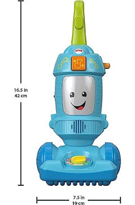 Fisher-Price Laugh & Learn Toddler Toy Light-Up Learning Vacuum Musical Push Along For Pretend Play Ages 1+ Years