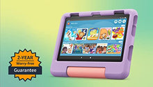 Amazon Fire HD 8 Kids tablet, 8" HD display, ages 3-7, includes 2-year worry-free guarantee, Kid-Proof Case, 32 GB, (2022 release), Purple