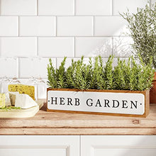 Barnyard Designs Farmhouse Herb Garden Planter Indoor Planter or Outdoor Apartment Window Planter Box, Windowsill Planter Box, Indoor Herb Planter for Indoor Plants, Window Herb Garden, 14.5x3.5