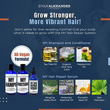 Evan Alexander Grooming MY Hair Repair System for Men - Supports Hair Growth and Nourishes the Scalp - Shampoo, Conditioner, and Hair Growth Oil and Follicle Booster Set