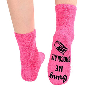 HAPPYPOP Women's Funny Silly Crazy If You Can Read This Teen Gifts Socks, Chocolate, Medium