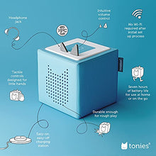 Toniebox Audio Player Starter Set with Playtime Puppy - Listen, Learn, and Play with One Huggable Little Box - Light Blue