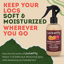 Locsanity Daily Moisturizing Spray - Passion Fruit Hair Scalp Moisturizer , Refreshening , for Dreadlocks , Sisterlock , Microlock - Controls Frizz , Oil-Free