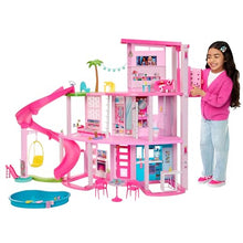 Barbie Dreamhouse 2023, Pool Party Doll House with 75+ Pieces and 3-Story Slide, Barbie House Playset, Pet Elevator and Puppy Play Areas