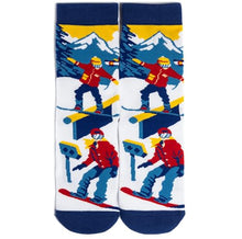 I'd Rather Be Riding Snowboarding Socks