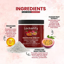 Locsanity Passion Fruit Conditioning, Styling, Rolling, Twisting, Locking Gel - Dreadlocks, Locs, Sisterlocks, Loose Natural Hair, Braidlocs