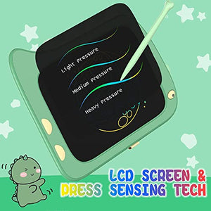 ORSEN LCD Writing Tablet Toys, 8.5 Inch Doodle Board Drawing Pad Gifts for Kids, Dinosaur Drawing Board for Christmas Birthday Gift for Toddler Boys Girls 2 3 4 5 6 Years Old-Green