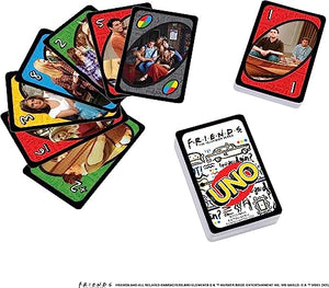 Mattel Games UNO Friends Card Game in Storage Tin, Collectibles Inspired by the TV Series (Amazon Exclusive)