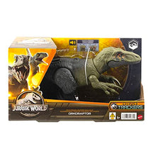 Jurassic World Dinosaur Toy Orkoraptor with Roar Sound & Attack Action, Wild Roar Posable Figure, Physical & Connected Digital Play