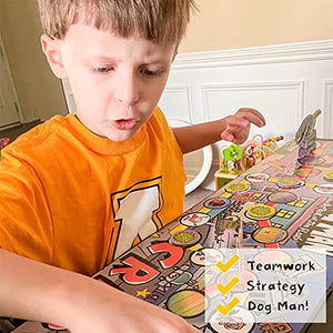 University Games, Dog Man Board Game Attack of The Fleas, Based On The Popular Dog Man Book Series by DAV Pilkey