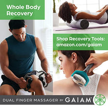 Gaiam Finger Massager Dual-Sided Hand Massage Roller Tool for Circulation, Stress, Arthritis and Hand Pain Relief