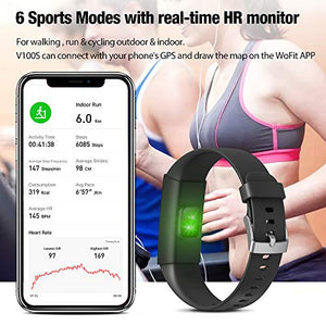 V100S Fitness Tracker with Body Temperature Heart Rate Blood Pressure Sleep Health Monitor, Activity Tracker, Step Calorie Counter Pedometer Watch for Men Women Teens (Red)