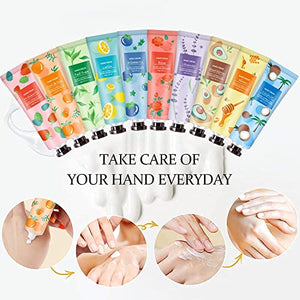 10 Pack Hand Cream for Dry Cracked Hands, Stocking Stuffers for Adults,Christmas Gifts for Women Girls,Teacher Appreciation Gifts, Natural Plant Fragrance Mini Hand Lotion Moisturizing Hand Care Cream