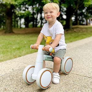 SEREED Baby Balance Bike for 1 Year Old Boys Girls 12-24 Month Toddler, 4 Wheels Toddler First Birthday Gifts