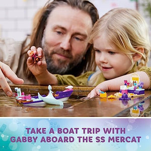 LEGO Gabby's Dollhouse Gabby & Mercat’s Ship & Spa 10786 Building Toy for Fans of The DreamWorks Animation Series, Boat Playset, Beauty Salon and Accessories for Imaginative Play for Kids Ages 4+