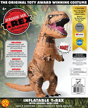 Adult Original Inflatable Dinosaur Costume, T-Rex with Sound, Standard