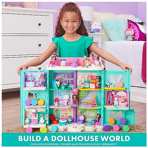 Gabby's Dollhouse, Purrfect Dollhouse with 15 Pieces including Toy Figures, Furniture, Accessories and Sounds, Kids Toys for Ages 3 and up