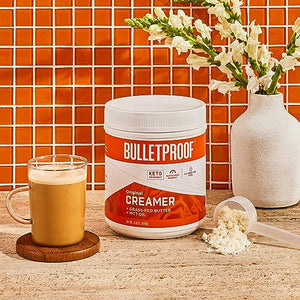 Bulletproof Original Creamer, 14.8 Ounces, Keto Coffee Creamer with MCT Oil and Grass-Fed Butter