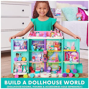 Gabby's Dollhouse, Sweet Dreams Bedroom with Pillow Cat Figure and 3 Accessories, 3 Furniture and 2 Deliveries, Kids Toys for Ages 3 and up